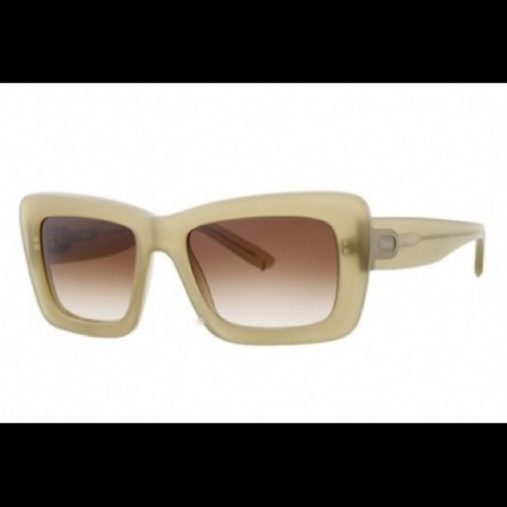 CHLOÉ 2145 Sunglasses in CO3 Olive Beige color